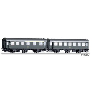 Tillig 01072 Umbauwagen-Paar, 1./2. Klasse, DB, Ep.III  Spur TT