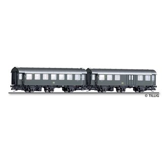 Tillig 01073 Umbauwagen-Paar, 2. Klasse, DB, Ep.III  Spur TT