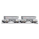 Tillig 01074 2er Set Selbstentladewagen Faccns,...
