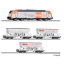 Tillig 01083 Güterzug-Set, Schottertransport, HVLE,...