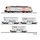 Tillig 01083 Güterzug-Set, Schottertransport, HVLE, Diesellok 246 001-2 und drei Selbstentladewagen. Ep.VI Spur TT