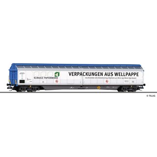 Tillig 15839 Schiebewandwagen Habins, Klingele Papierwerke, DBAG, Ep.V  Spur TT