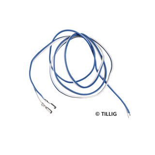 Tillig 87982 2-poliges  Anschlußkabel mit Flachsteckhülse für Straßenbahngleis Spur TT