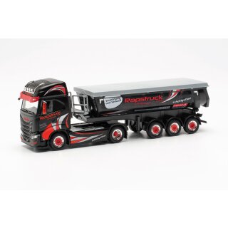 Herpa 316125 Iveco S-Way Rundmulden-Sattelzug, Rapstruc GmbH  Maßstab 1:87