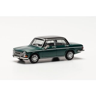 *Herpa 430746-003 Simca 1301 Spezial, grün/schwarz  Maßstab 1:87