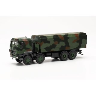 Herpa 746922 Iveco Trakker 8x8 Pritschen-LKW, Flecktarndesign  Maßstab 1:87