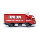 Wiking 042502 Henschel Koffer-LKW, Union Transport...