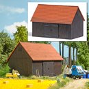 Busch 1900 Scheune mit Ziegeldach  Spur H0