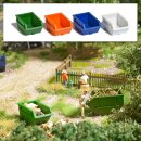 Busch 7752 M-Set:4 Absetzcontainer 1,5m³ Spur H0
