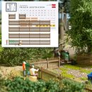 Busch 7984 A-Set: Zaun streichen Spur H0