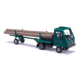 *Busch 42229 Multicar M26 mit Nachläufer und Baumstämmen, 1991  Maßstab 1:87