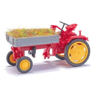*Busch 210005002 Traktor RS09  mit Pritsche und Heuladung, 1955  Maßstab 1:87