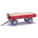 *Busch 210010226 Anhänger T4 mit Kiesladung, rot,...