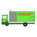 Herpa 952736 MAN TGL E6c Koffer-LKW, Geiger...