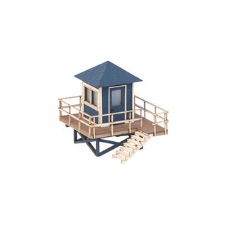 Noch 14265 Rettungsschwimmer-Turm mit Haifisch-Flosse, Laser-Cut  Spur H0