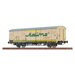 BRAWA 49929 Spur H0 Gedeckter Güterwagen Gbs[1500]  Malimo, DR, Ep. IV