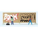 Preiser 10334 Graffiti-Künstler  Spur H0