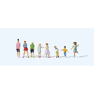 Preiser 10766 Jugendliche und Kinder  Spur H0