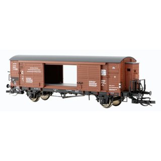 Hädl 113171-98 gedeckter Fährbootwagen, Trier  Gfh, DRG, Ep.II  zugerüstet Spur TT