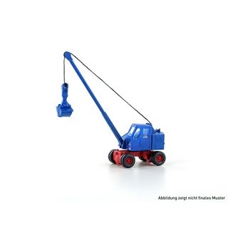 Minis LC4702 Fuchs F 301 Bagger mit Schaufel, blau/rot  Spur N