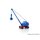 Minis LC4702 Fuchs F 301 Bagger mit Schaufel, blau/rot  Spur N