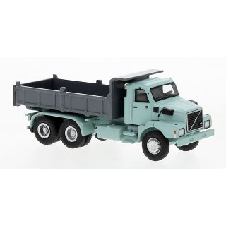 Brekina 85655 Volvo N 10 (S) Kipper, helltürkis/grau 1980 Maßstab: 1:87