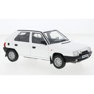 WhiteBox WB124141  Skoda Favorit, weiß, 1989  Maßstab: 1:24