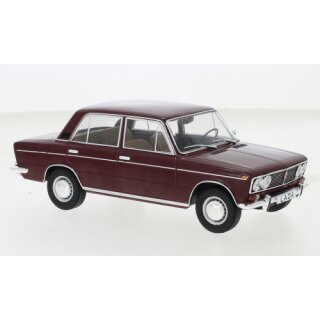 WhiteBox WB124157  Lada 1500, dunkelrot, 1977 Maßstab: 1:24