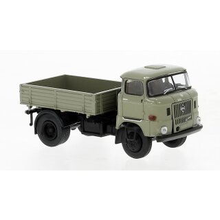 Brekina 71250 IFA W 50 Zugmaschine mit Ballastpritsche, dunkelgrau Maßstab: 1:87