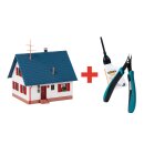 Faller 195601 Promotion-Set Bastelhaus (weiß/grau)...