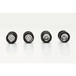 Herpa 054331 ZB Radsatz Chrom, Continental  Maßstab 1:87
