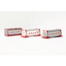 Herpa 076500-006 3er Set Tankcontainer, Hoyer...
