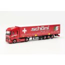 Herpa 316446 Renault T facelift Gardinenplanen-Sattelzug,...