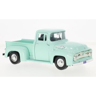 MOTORMAX MOM79341GREEN  Ford F-100 Pick Up, hellgrün, 1955  Maßstab 1:24