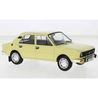 WhiteBox WB124163  Skoda 105L, beige, 1976 Maßstab: 1:24