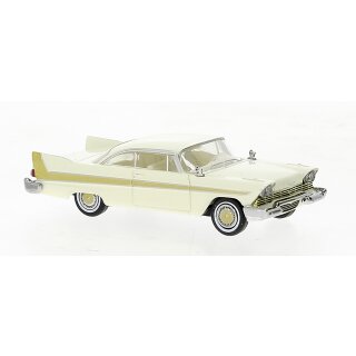 Brekina 19677 Plymouth Fury, beige, 1958, Maßstab: 1:87