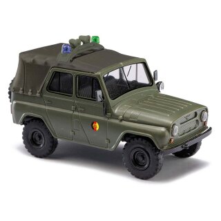 Busch 52118 UAZ 469 NVA Kolonnen KFZ, 1972  Maßstab 1:87