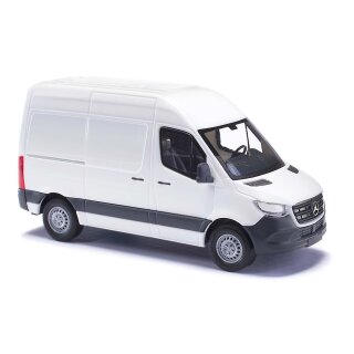 Busch 54000 MB Sprinter kurz, HD, Kastenwagen, 2018, weiß  Maßstab 1:87
