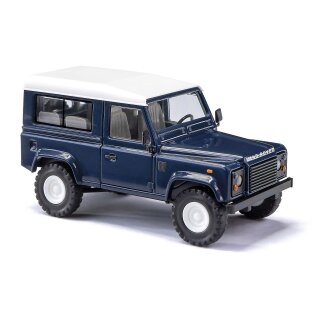 Busch 54300 Land Rover Defender.90, blau, 1983  Maßstab 1:87