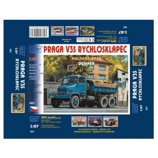 SDV 10481 Bausatz Praga V3S Muldenkipper  Maßstab: 1:87