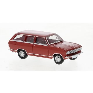 Brekina 20432 Opel Kadett B CarAVan, rot, Maßstab: 1:87