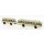 Brekina 58273 JZS Jelcz 043 Bus mit Anhänger PA 01, beige/rot Maßstab: 1:87