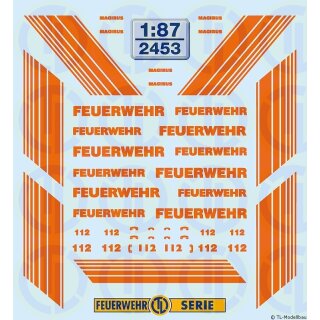TL Decals 2453 Einheitliches Streifen-Dekor FW Maßstab  1:87