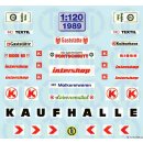 TL Decals 1989  Handel-Beschriftungen Maßstab 1:120