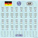 TL Decals 2393  DDR Kfz.-Kennzeichen bis 1976...