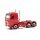 Herpa 316743 Scania 143 Streamline Solozugmaschine 3-achs mit Dachträger und Pipes, rot Maßstab 1:87