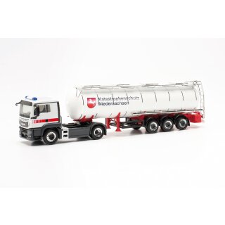 Herpa 316750 MAN TGX XL E6c Tank-Sattelzug, Katastrophenschutz Niedersachsen  Maßstab 1:87