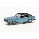 Herpa 430807-002 Ford Capri II mit Venyldach, miamiblau...