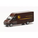 Herpa 097321 VW Crafter Paketverteilerfahrzeug, UPS...