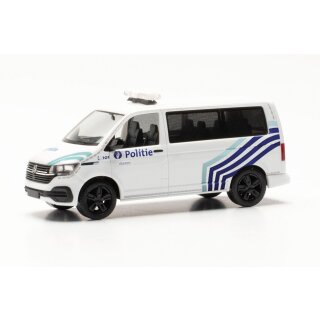 Herpa 097468 VW T 6.1, Polizei Belgien (B)  Maßstab 1:87